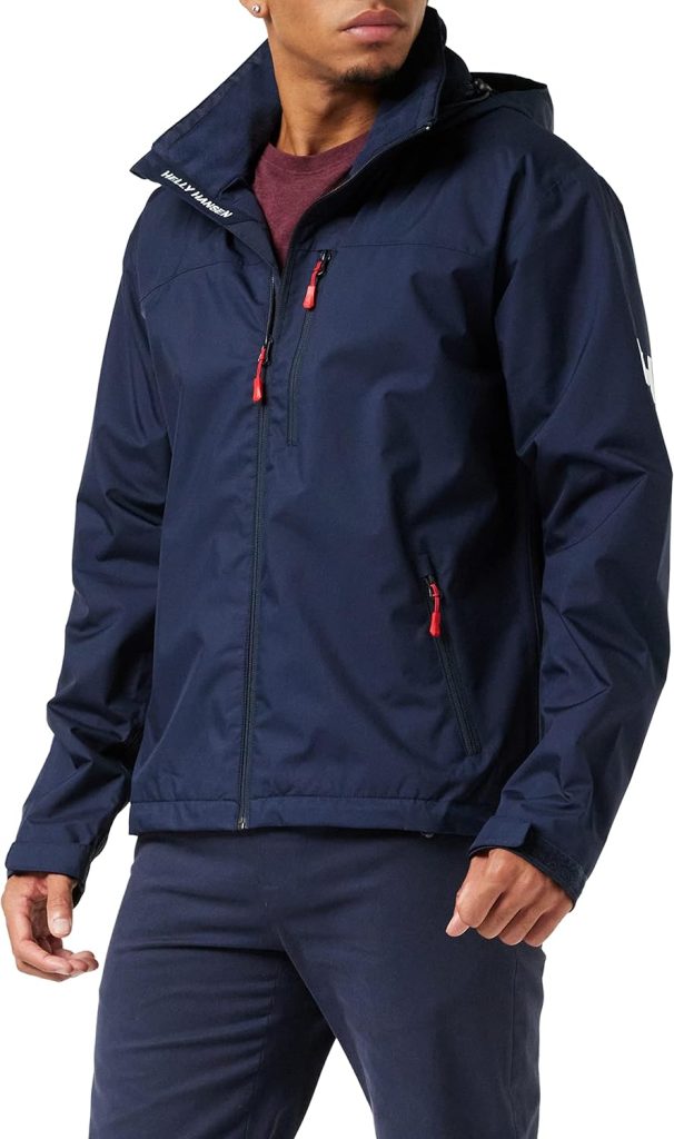 Helly-Hansen Mens Crew Hooded Waterproof Sailing Jacket