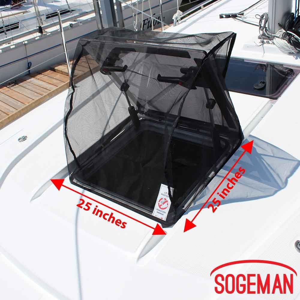 25 X 25 Hatch Insect Screen (Mosquito net) for Boats Throw Over The Hatch. (Click to See 6 Different Sizes)