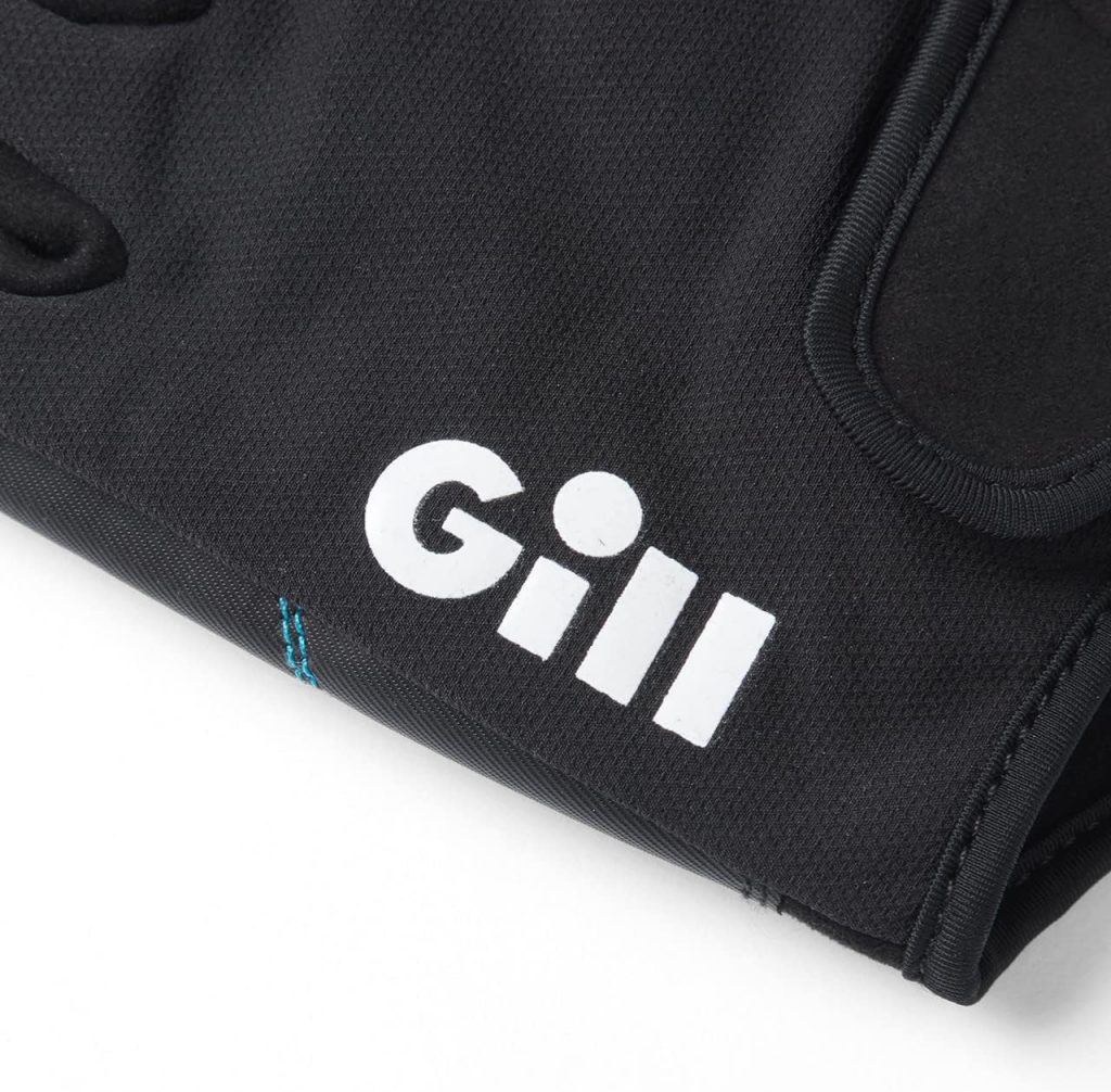 Gill Championship Sailing Gloves - Short Finger with 3/4 Length Fingers- Dura-Grip Fabric 50+ UV Sun Protection Water Repellent