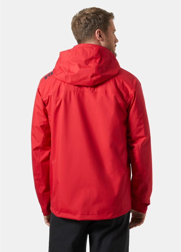 Helly-Hansen Crew Hooded Midlayer 2.0 Waterproof Jackets for Men with Insulated Windproof Sailing Fabric and Packable Hood