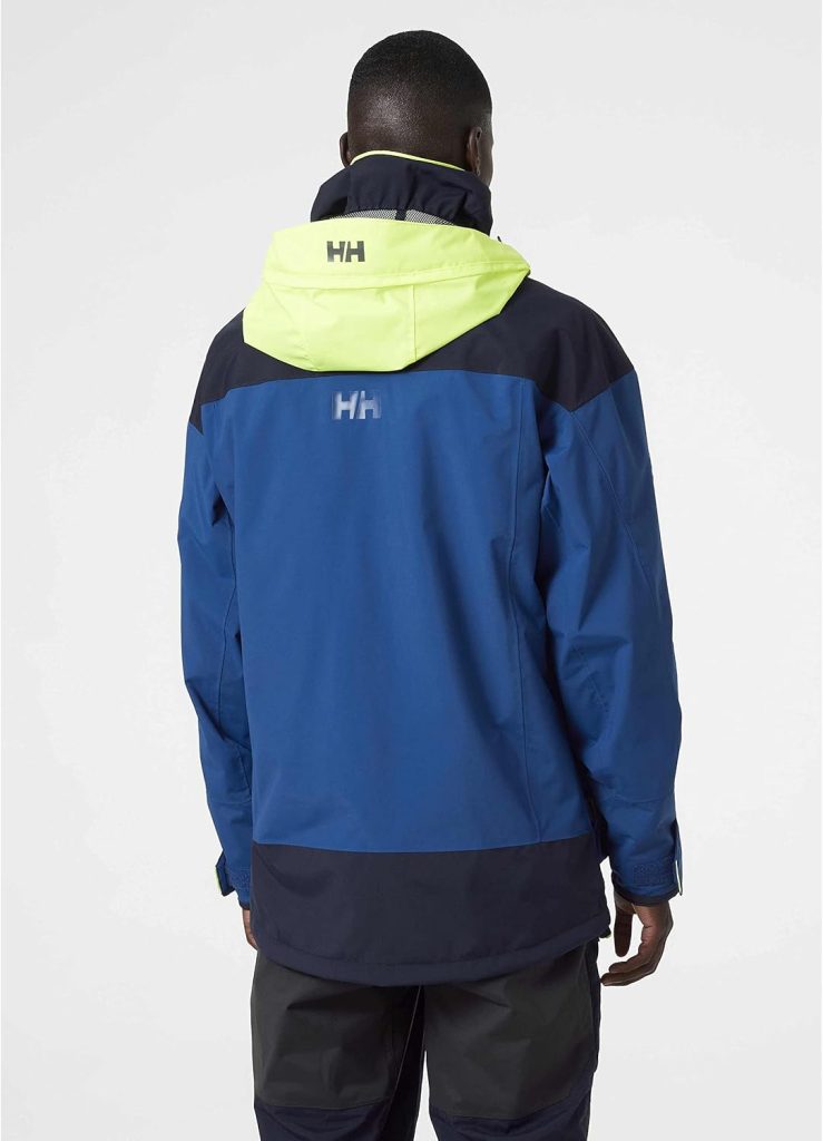 Helly-Hansen Pier 3.0 Coastal Sailing Jacket for Men - Waterproof, Windproof, and Breathable, with Packable Neon Yellow Hood