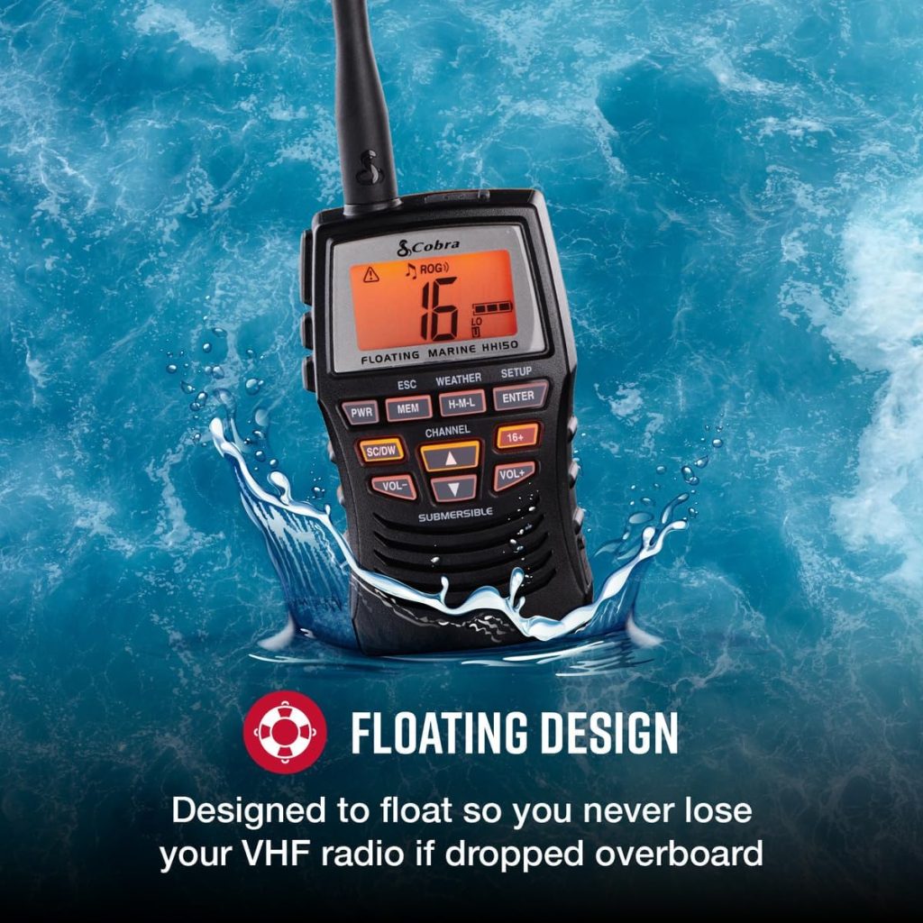 Cobra Marine Radio MR HH150 FLT Review