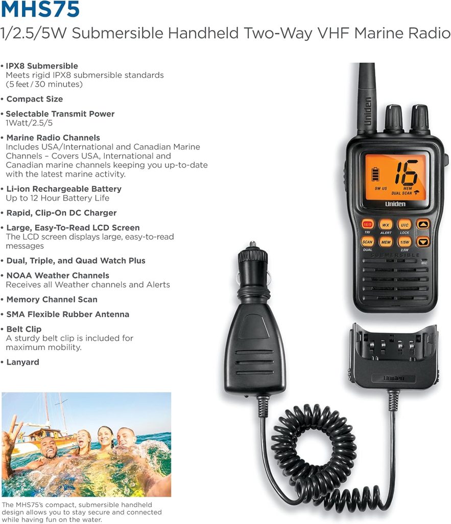 Uniden MHS75 Marine Radio Review