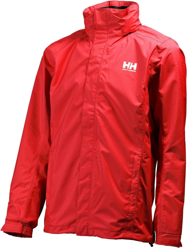 Helly Hansen Mens Dubliner Jacket Waterproof, Windproof, Breathable Shell Rain Coat with Packable Hood