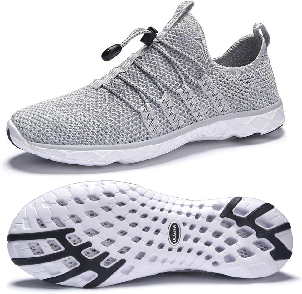DLGJPA Mens Lightweight Quick Drying Aqua Water Shoes Athletic Sport Walking Shoes