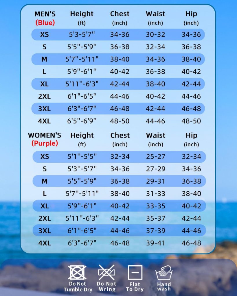 Seaskin Full Wetsuits for Men Womens 3mm Back Zip
